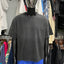 Vintage Washed Black T-shirt with Single Stitching