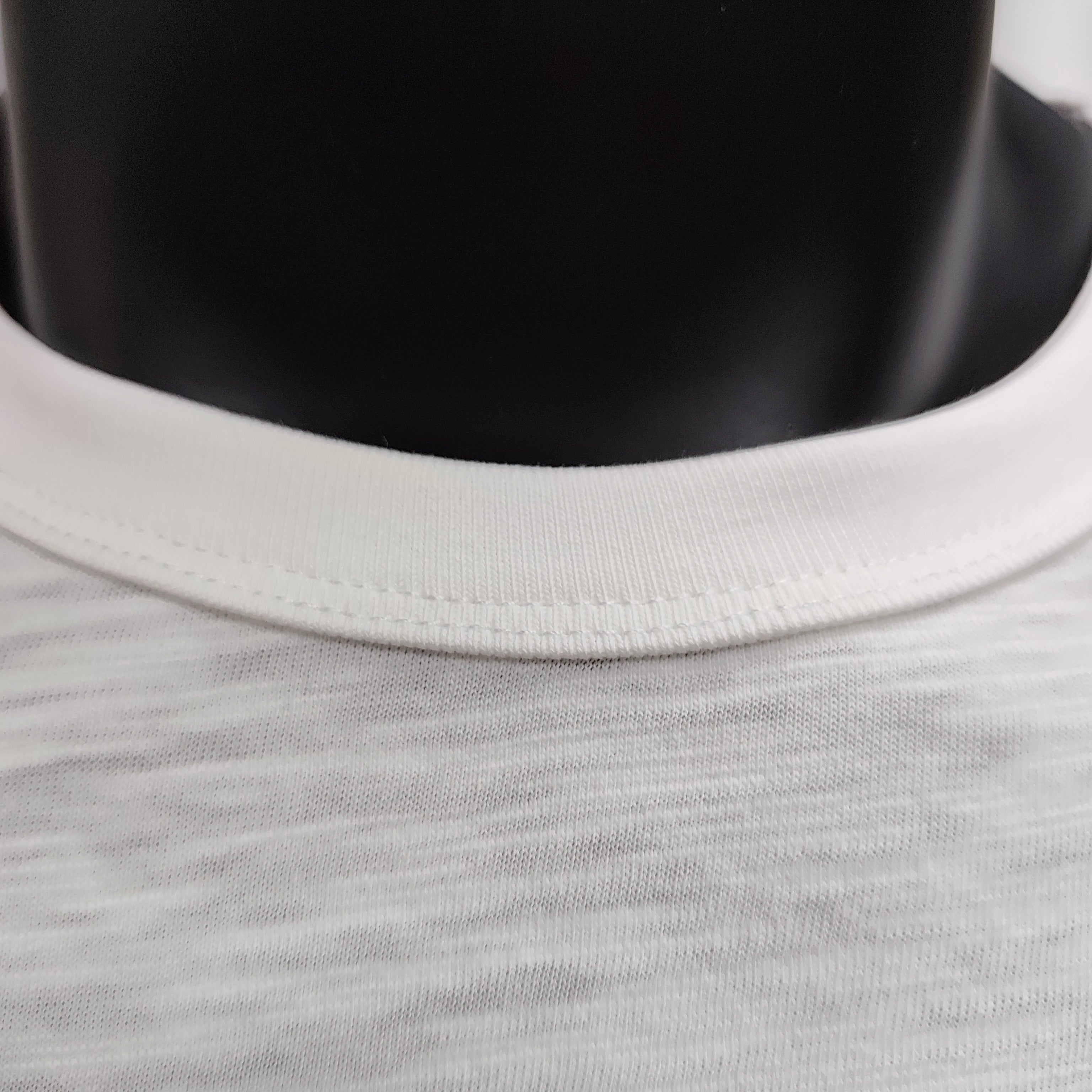 Premium White Slub Cotton T-shirt Secondary image